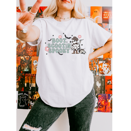 Boot Scootin’ Spooky Retro T-shirt