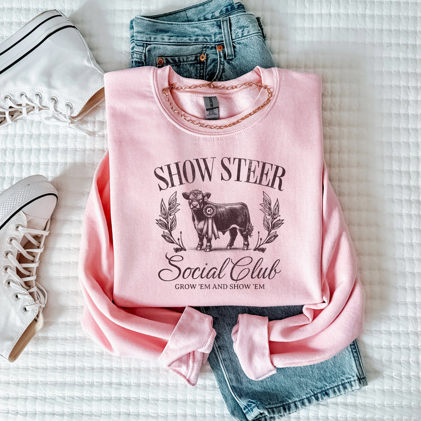 Show Steer Social Club Crewneck