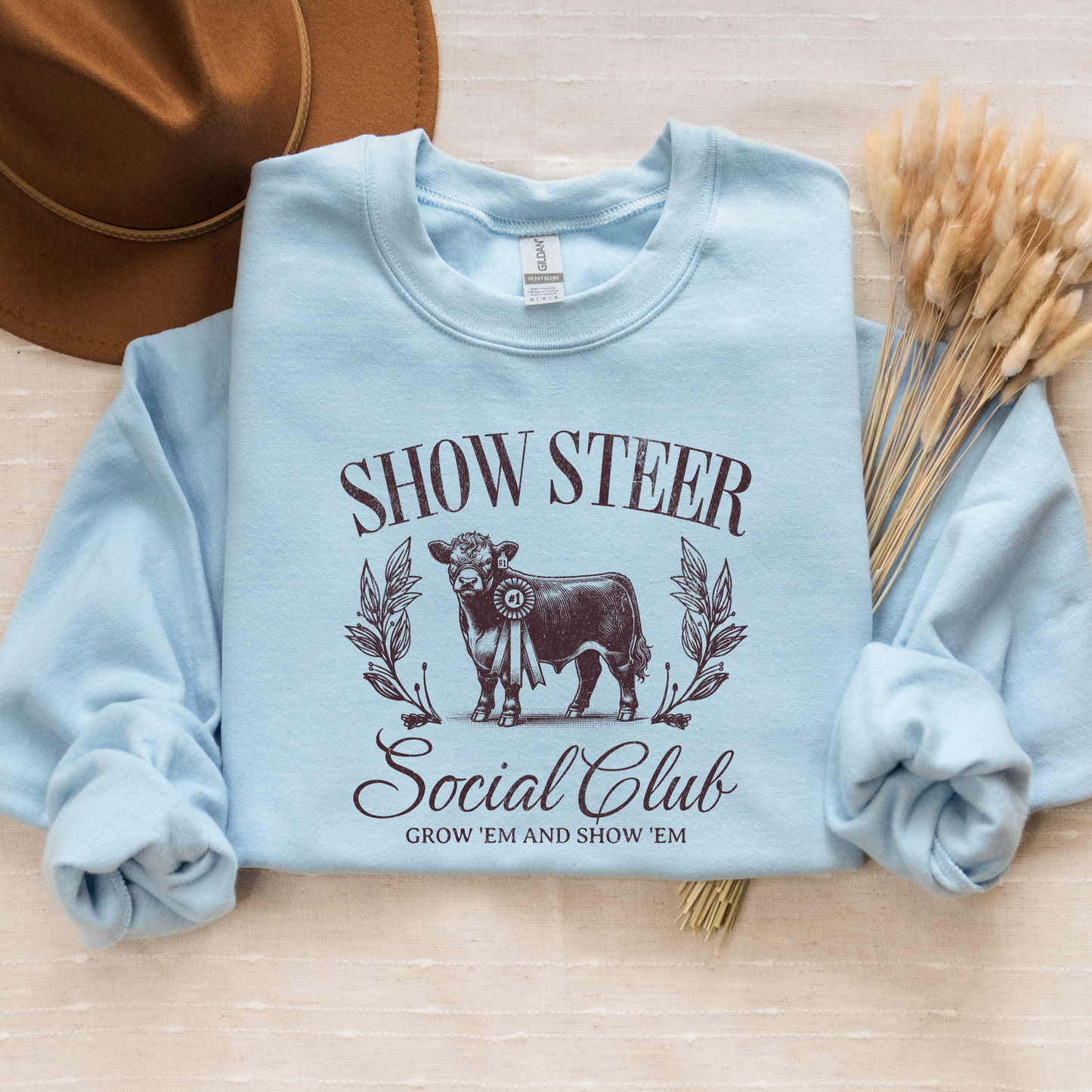 Show Steer Social Club Crewneck