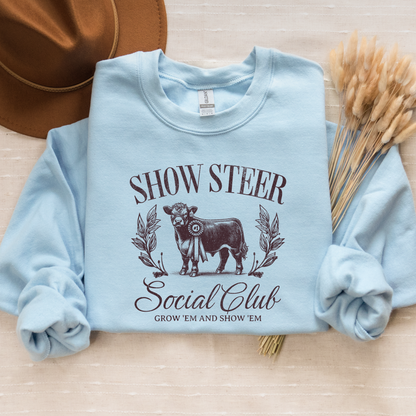 Show Steer Social Club Crewneck