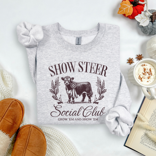 Show Steer Social Club Crewneck