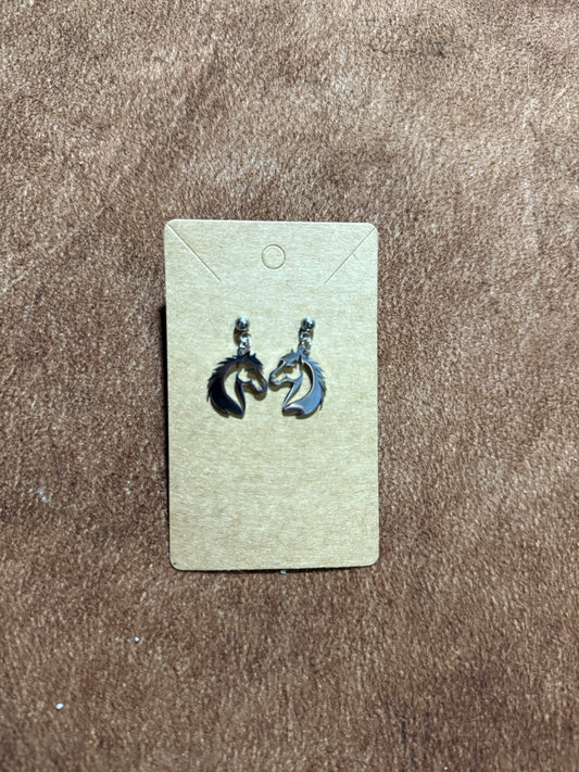 Horse Head Earrings