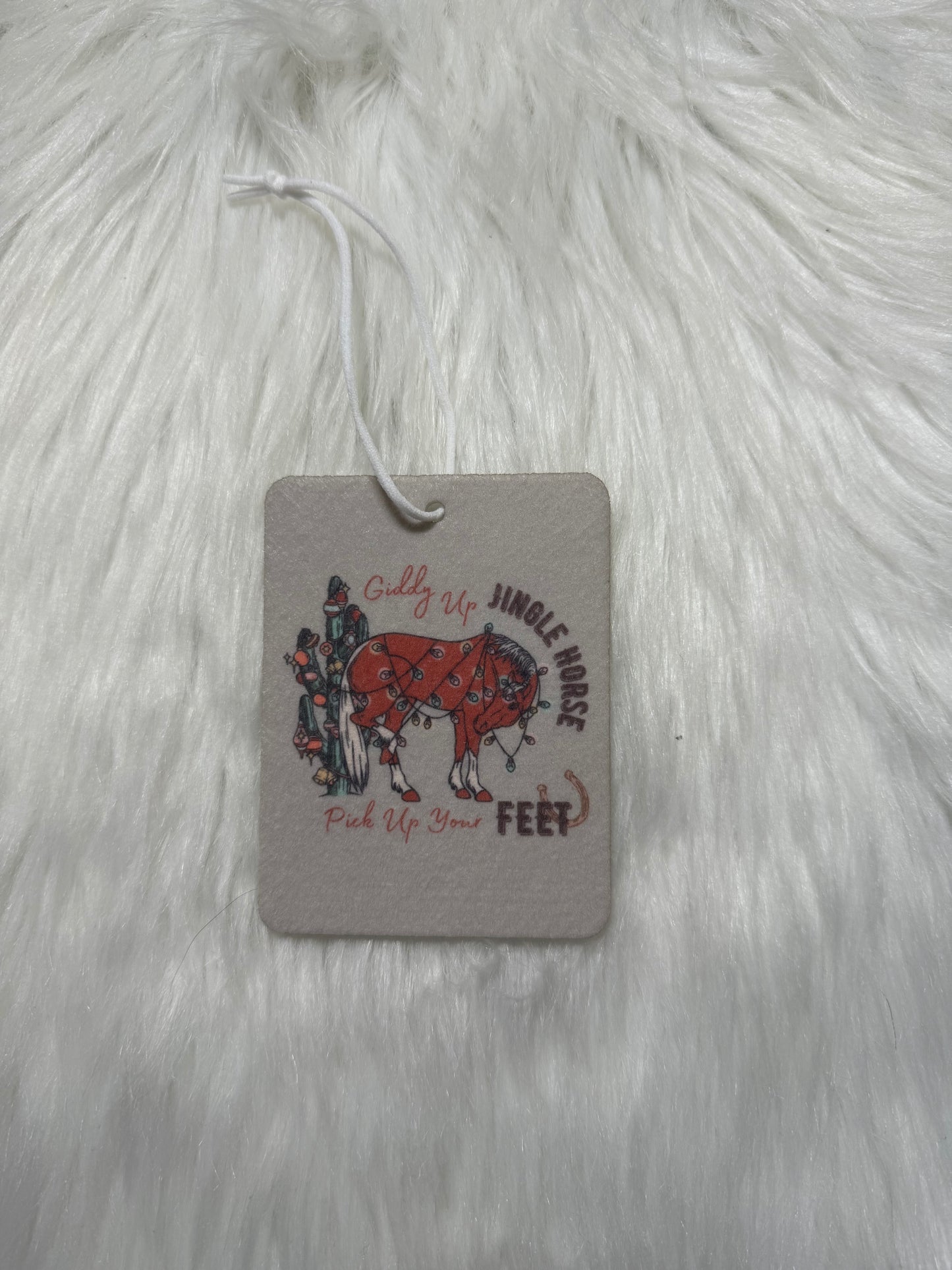Giddy Up Jingle Horse Car Freshener
