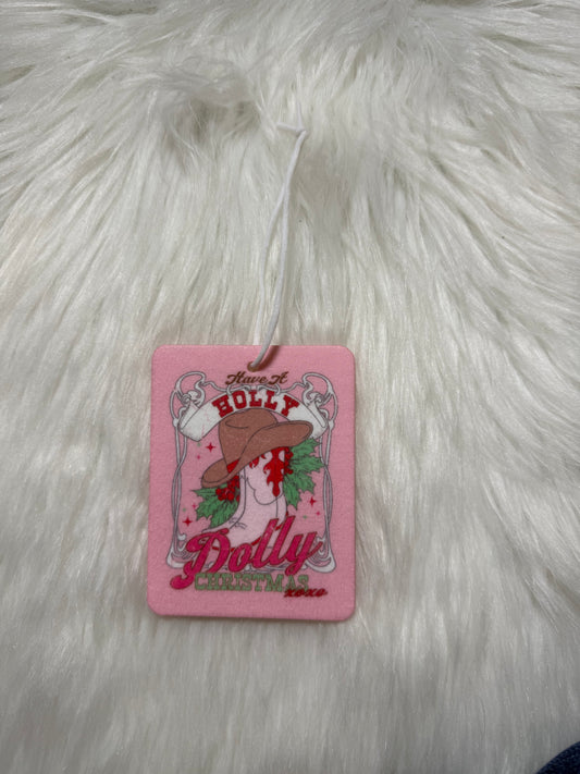 Holly Dolly Christmas Car Freshener