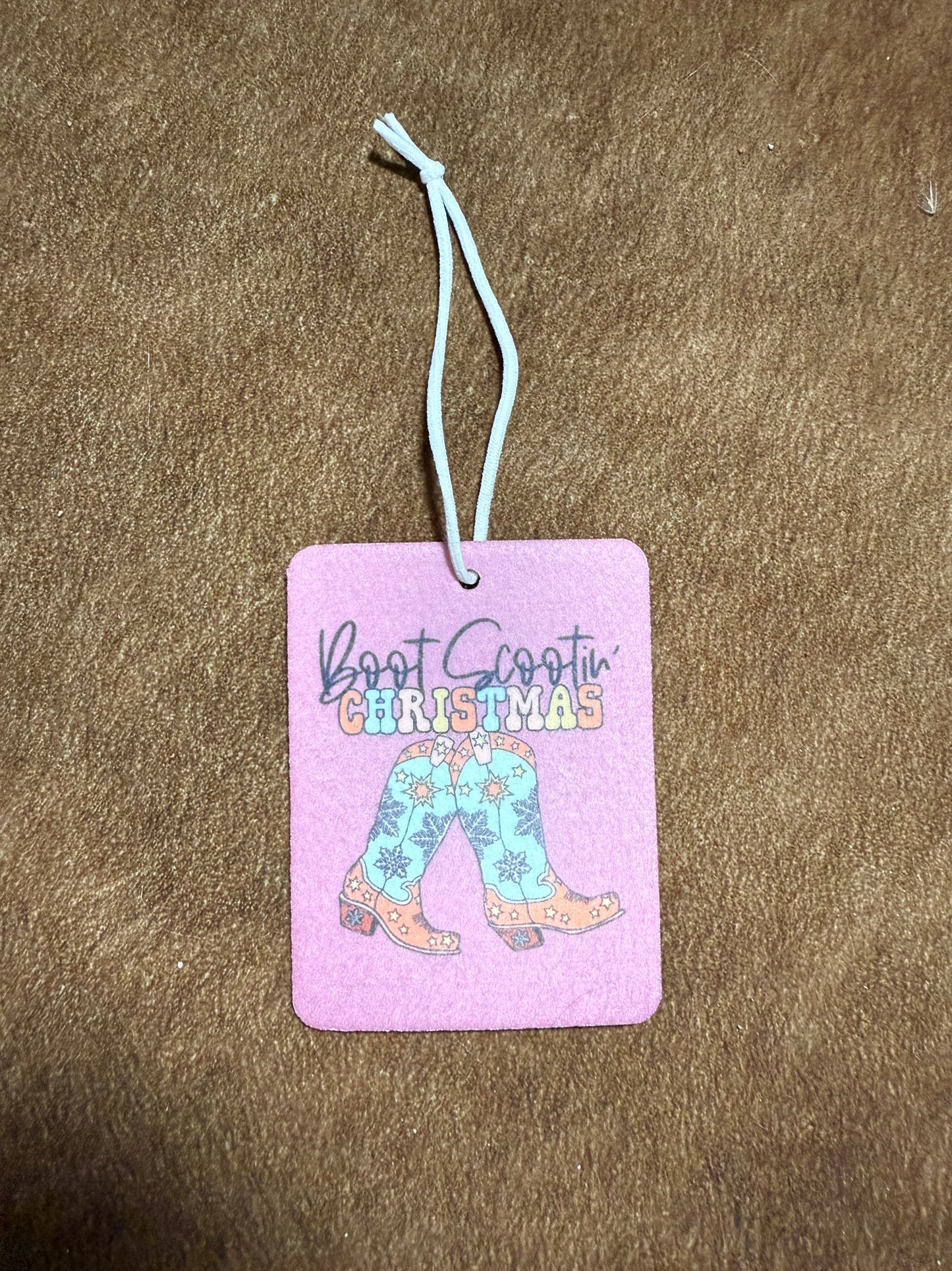 Boot Scootin’ Christmas Car Freshener
