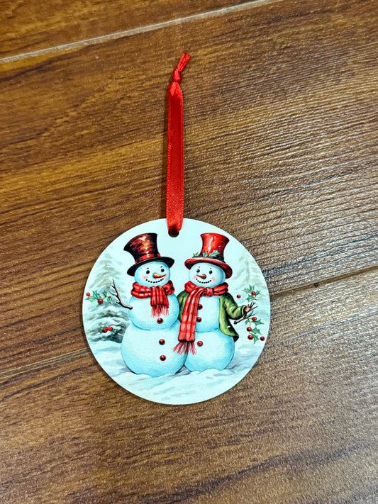 Snowmen Ornament