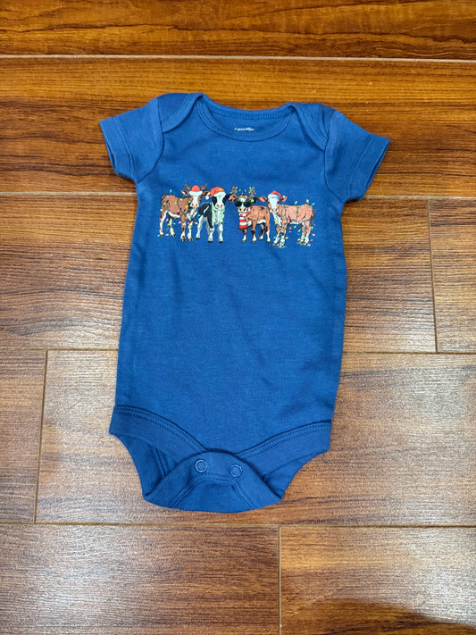 Christmas Cows Onesie