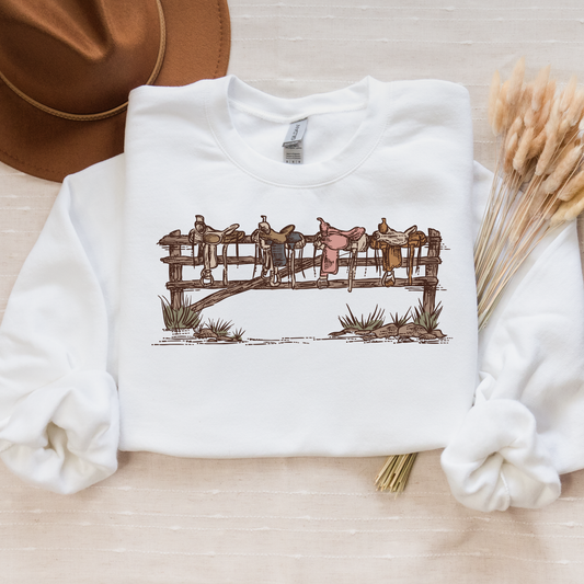 Saddles Crewneck