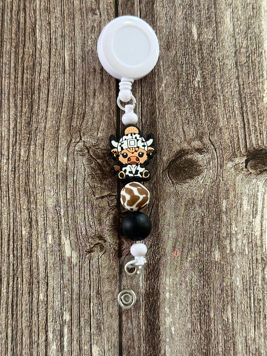 Highland Cow Badge Reel
