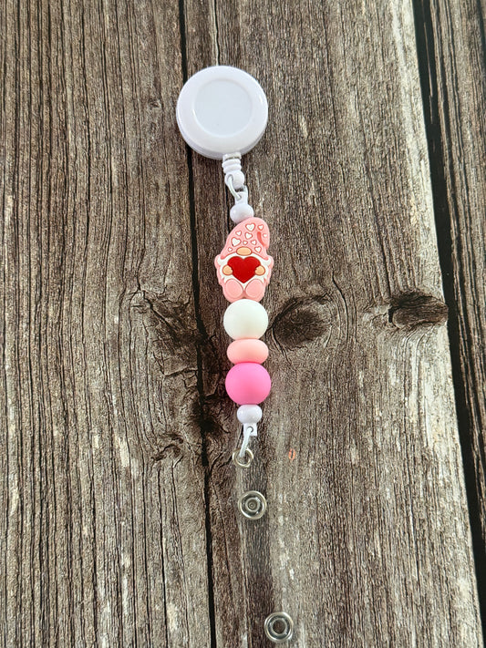 Pink Gnome Badge Reel