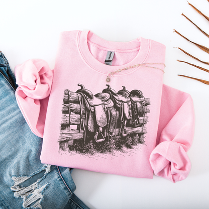 Heritage Saddle Crewneck