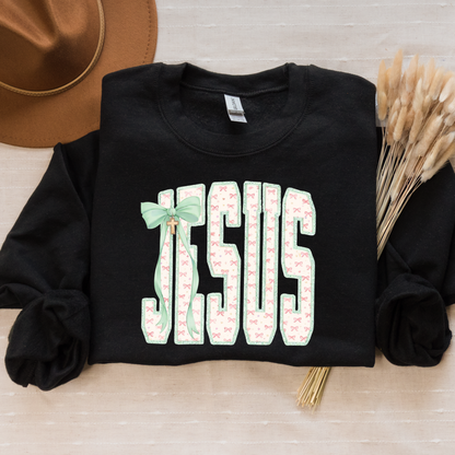 Floral Jesus Crewneck (Made to Order)