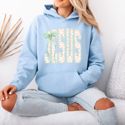 Floral Jesus Hoodie (Made to Order)