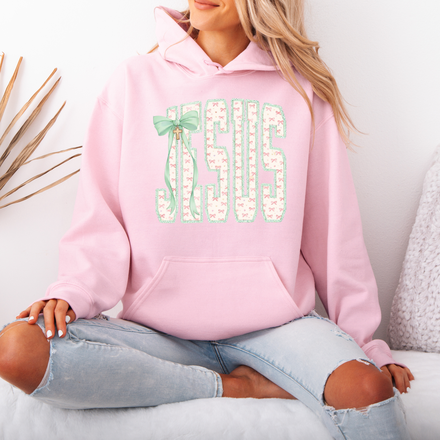 Floral Jesus Hoodie (Made to Order)