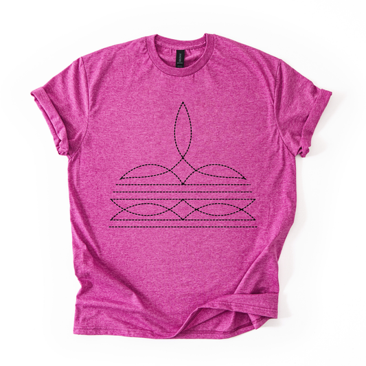 Boot Stitch Retro T-shirt