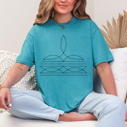 Boot Stitch Retro T-shirt