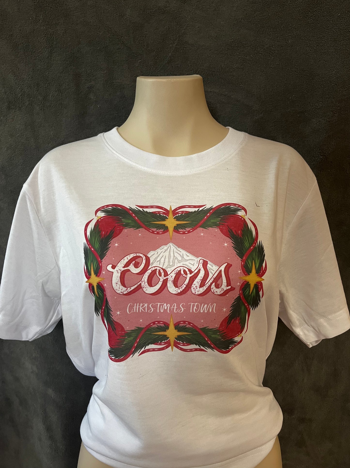 Coors Christmas Town Graphic T-shirt