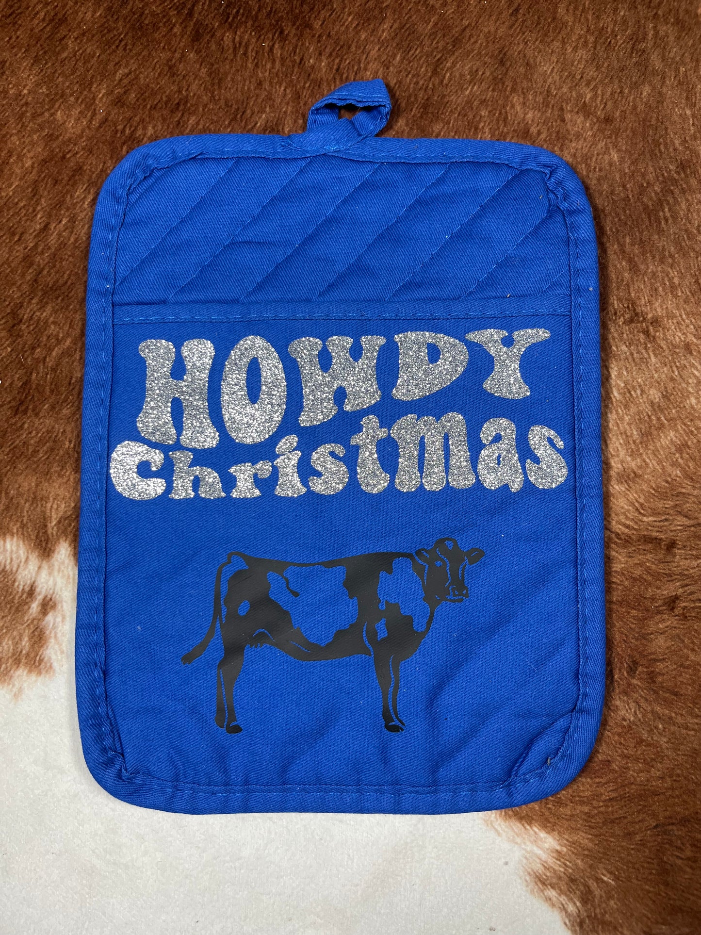 Howdy Christmas Pot Holder