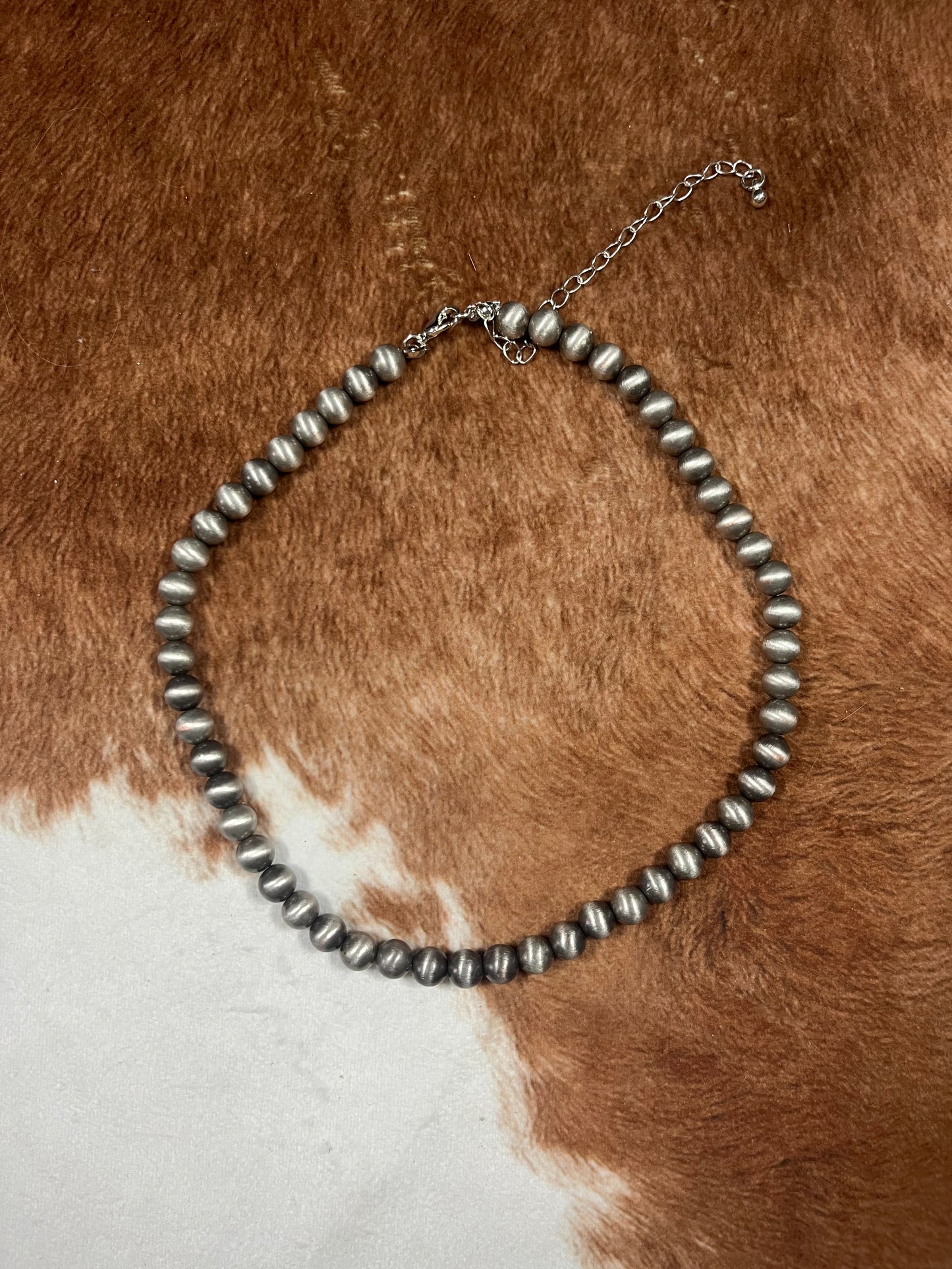 Faux Navajo Pearls Necklace