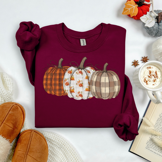 Stitched Pumpkins Crewneck