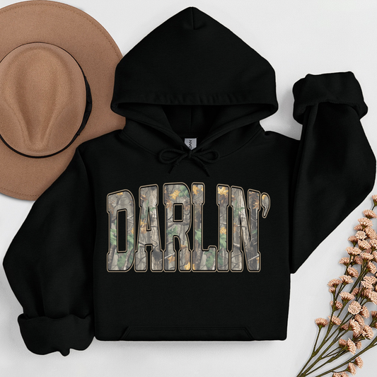Camo Darlin’ Hoodie (Made to Order)