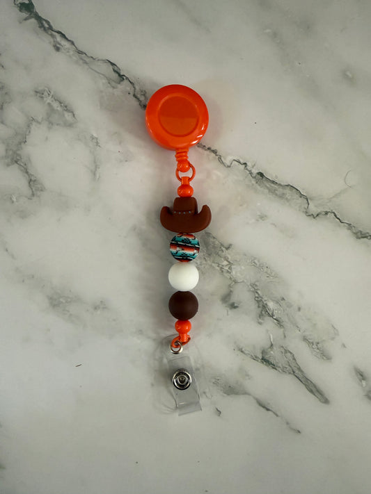 Western Serape Badge Reel