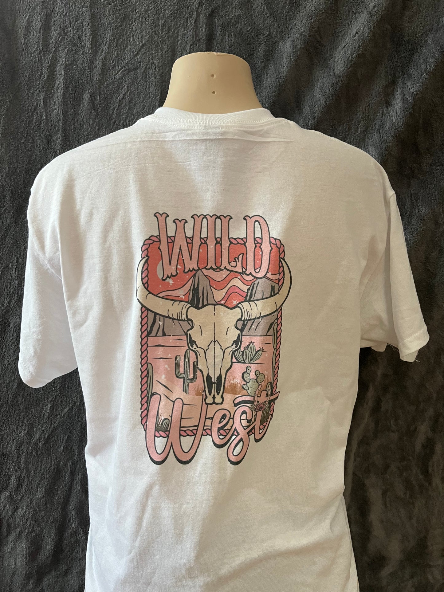 Wild West Pink Graphic T-shirt
