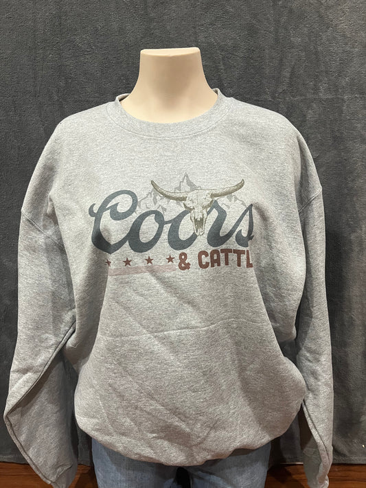 Coors and Cattle Unisex Crewneck (Made to Order)