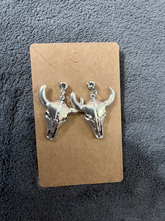Bulls Head Earrings