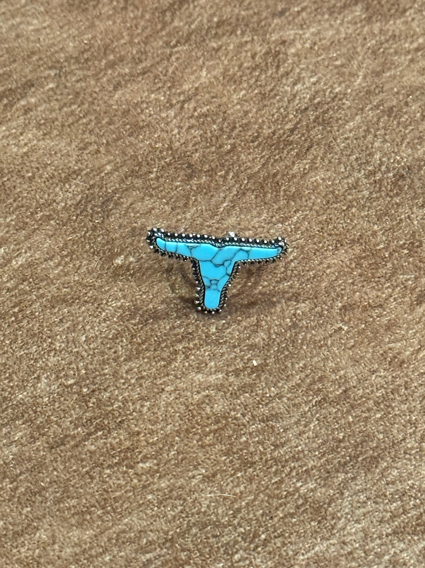 Faux Turquoise Bull Ring
