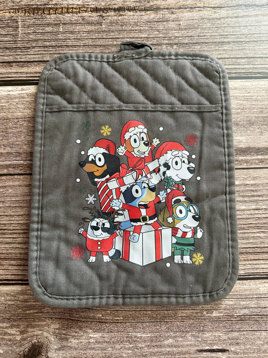 Bluey Pot Holder