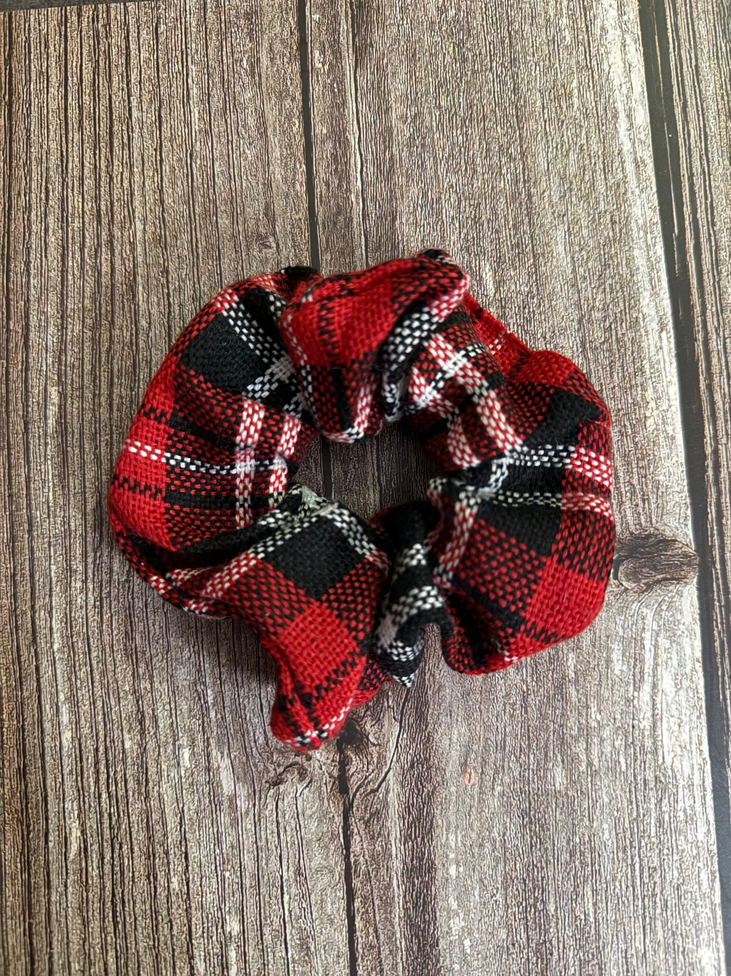Fireside Buffalo Plaid Scrunchie