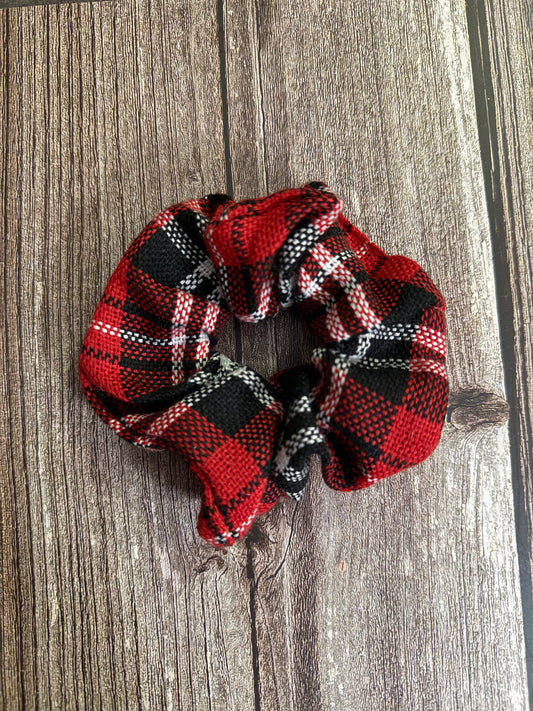 Fireside Buffalo Plaid Scrunchie