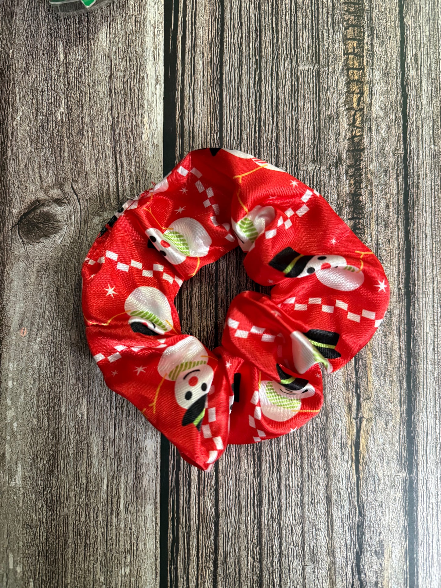Snowman Christmas Scrunchie