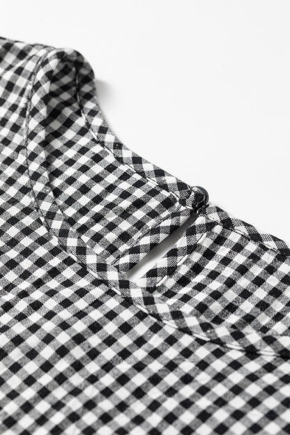 The Della Gingham Blouse
