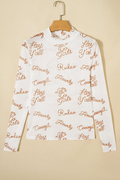 Howdy Mesh Top