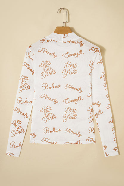 Howdy Mesh Top