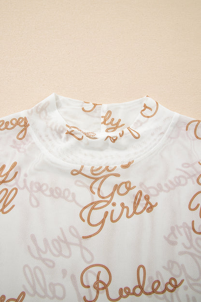 Howdy Mesh Top