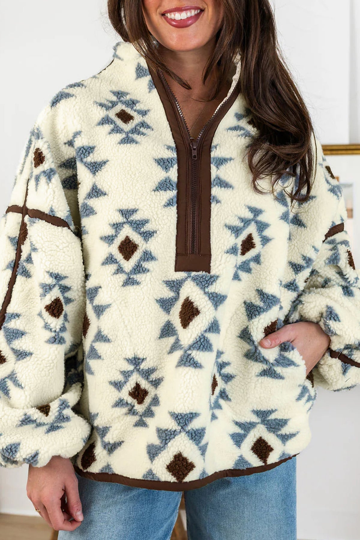 The Blue Mesa Sherpa Pullover