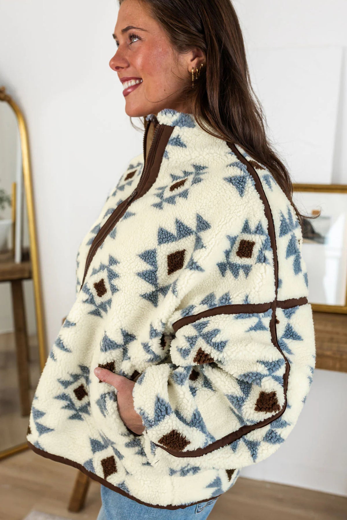 The Blue Mesa Sherpa Pullover