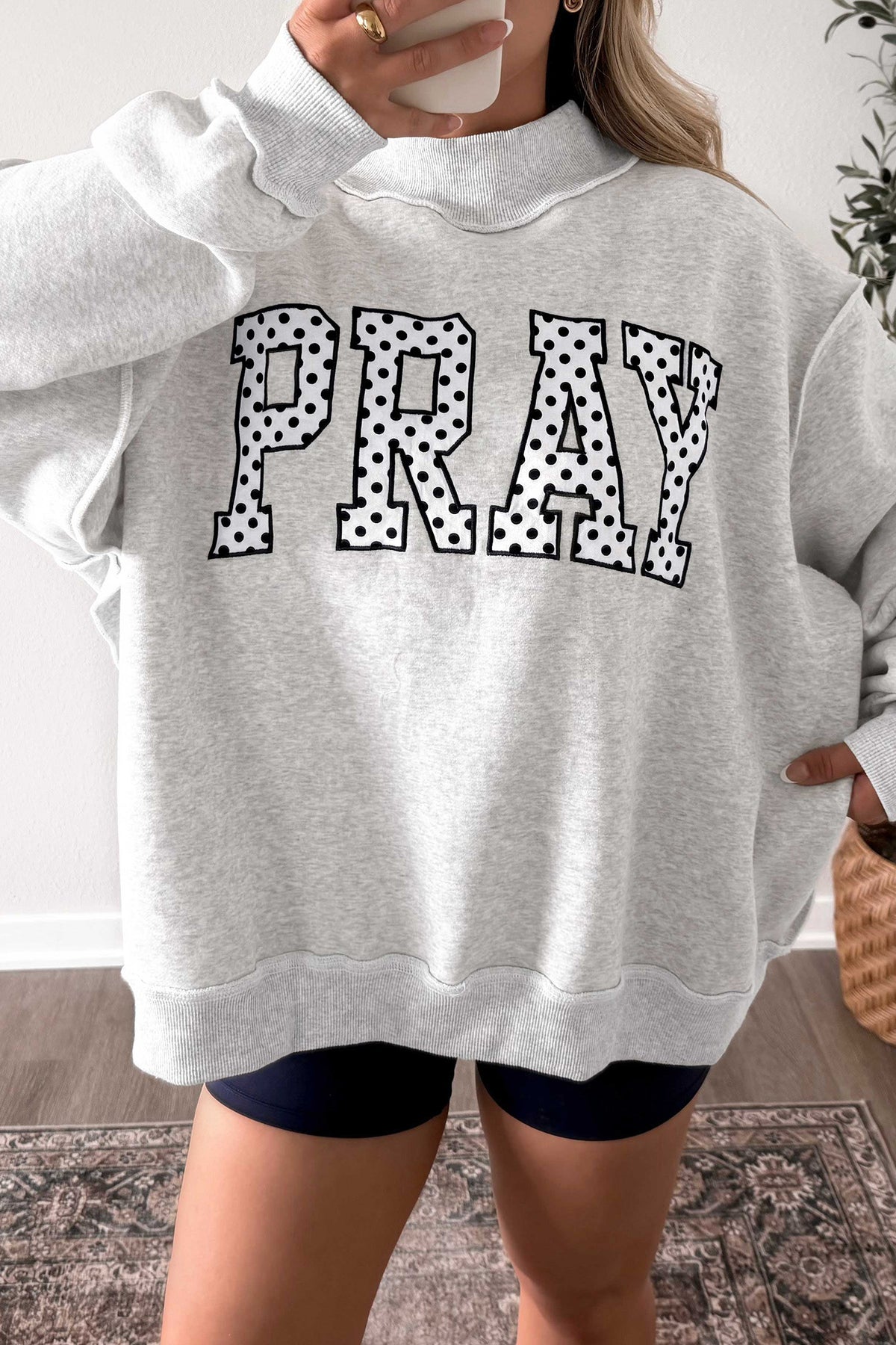 Pray Mockneck Sweatshirt