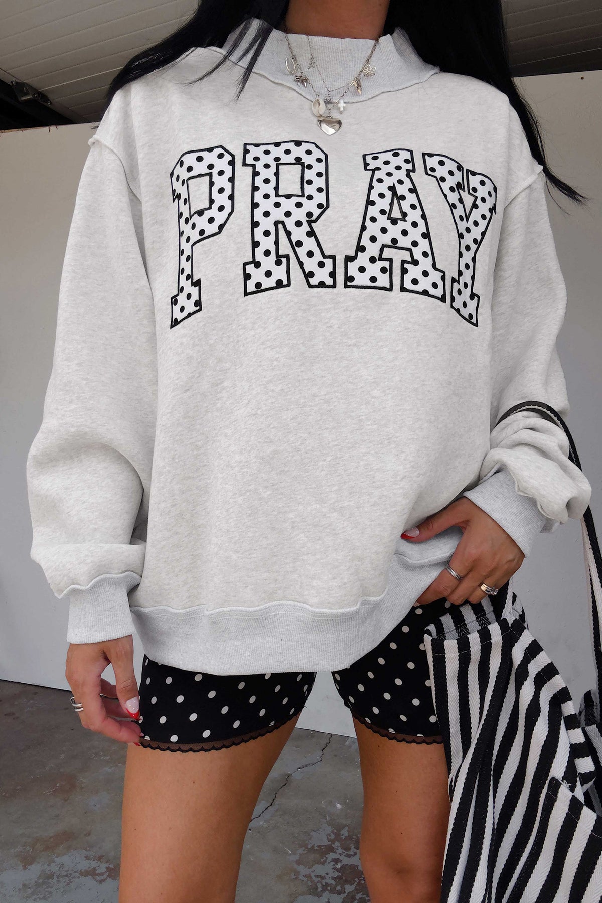 Pray Mockneck Sweatshirt