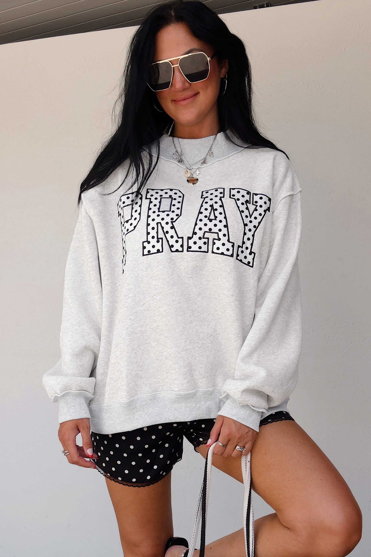 Pray Mockneck Sweatshirt