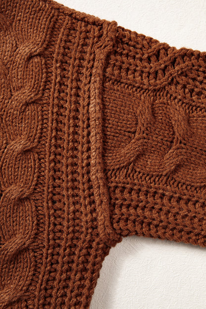 The Chestnut Creek Cable Knit Sweater