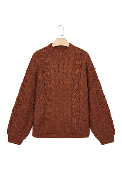 The Chestnut Creek Cable Knit Sweater