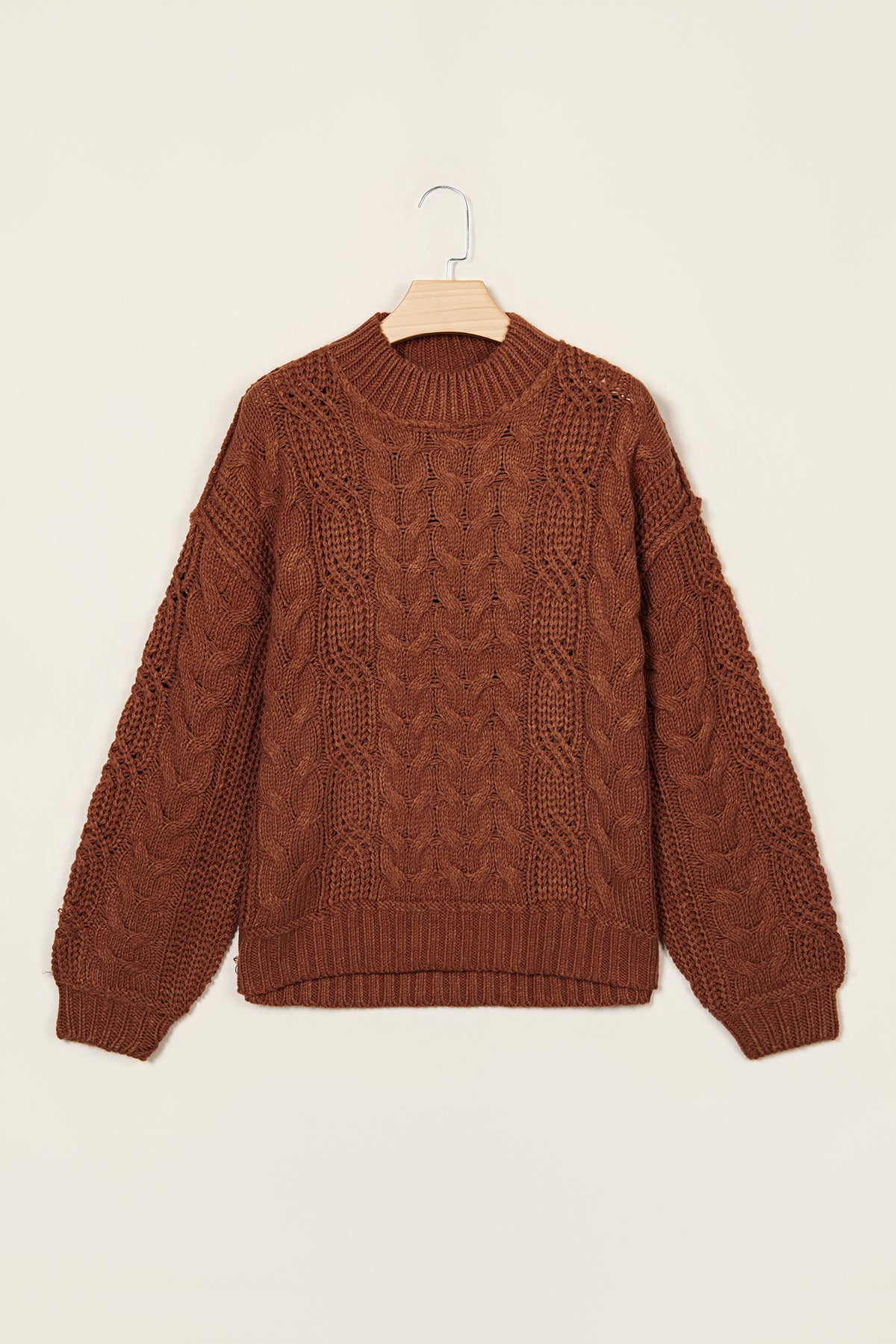 The Chestnut Creek Cable Knit Sweater