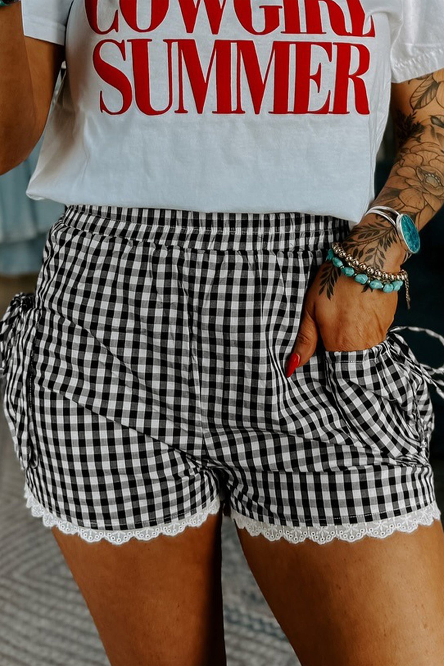 The Oakley Gingham Shorts