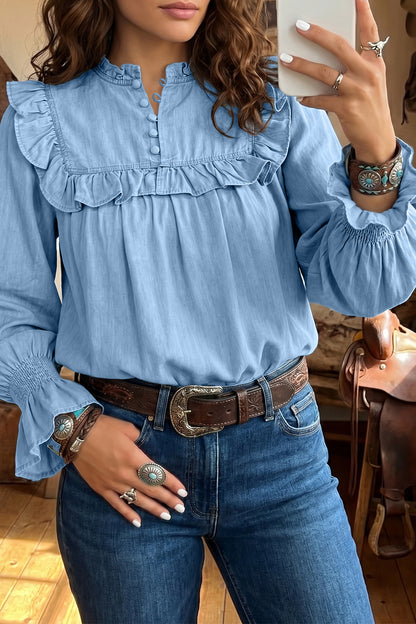 The Cheyenne Ruffle Blouse