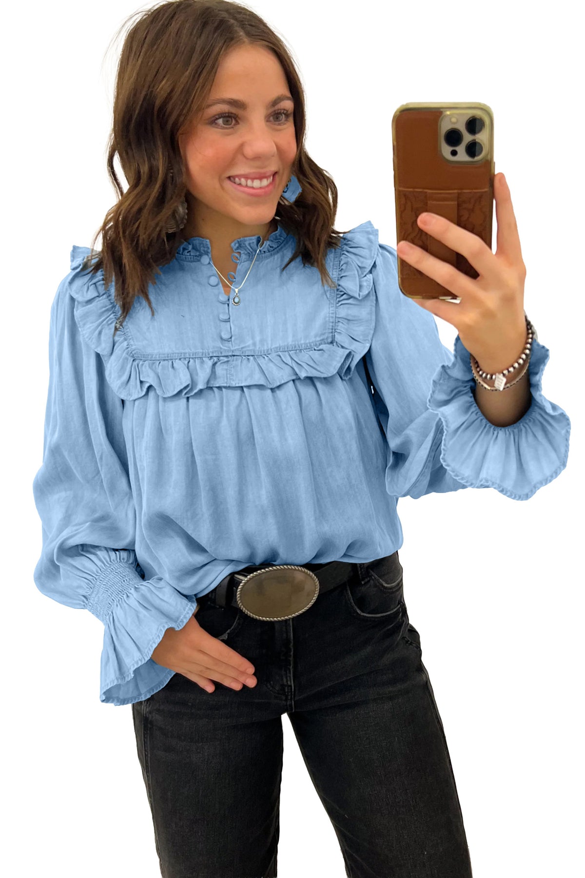 The Cheyenne Ruffle Blouse