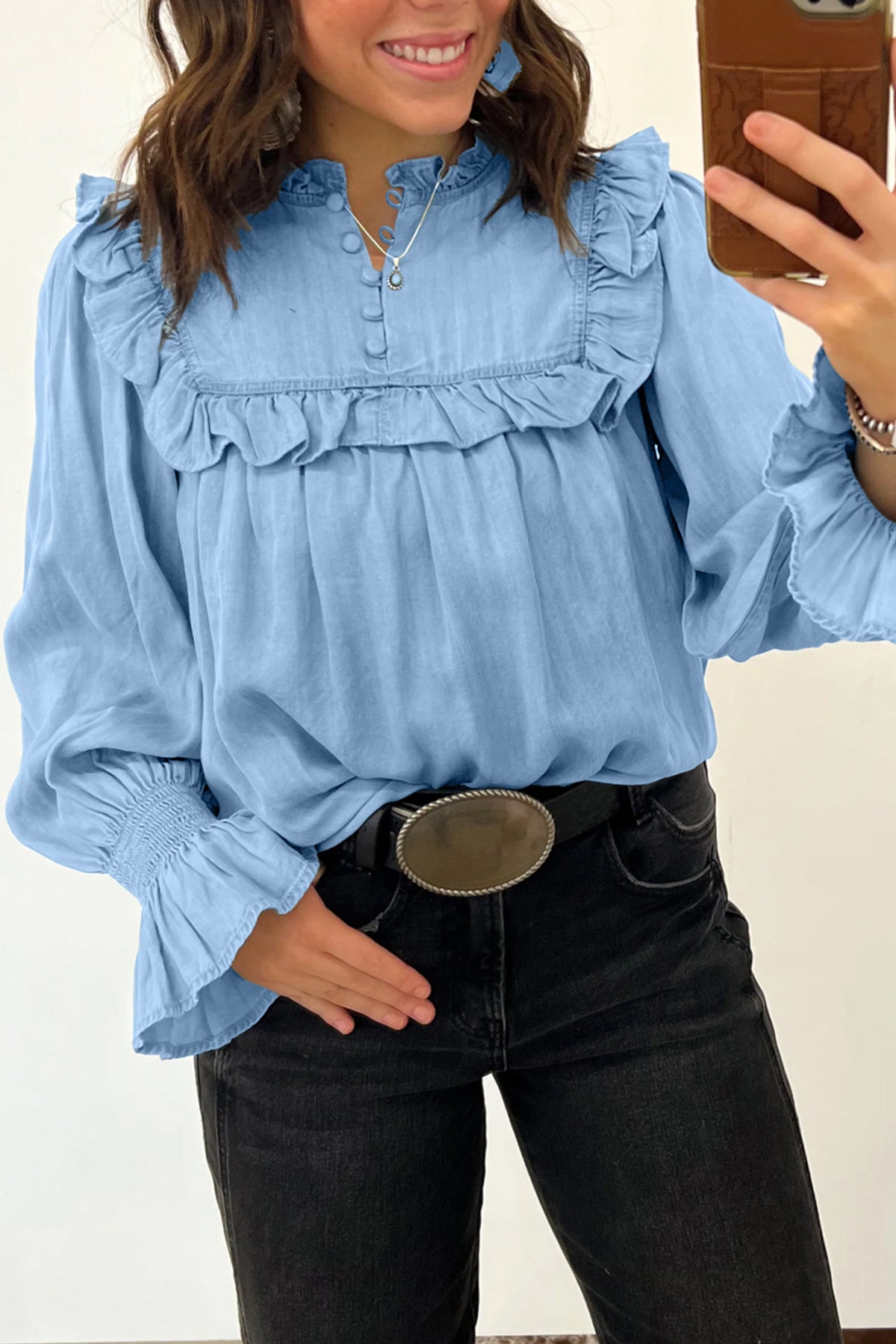 The Cheyenne Ruffle Blouse